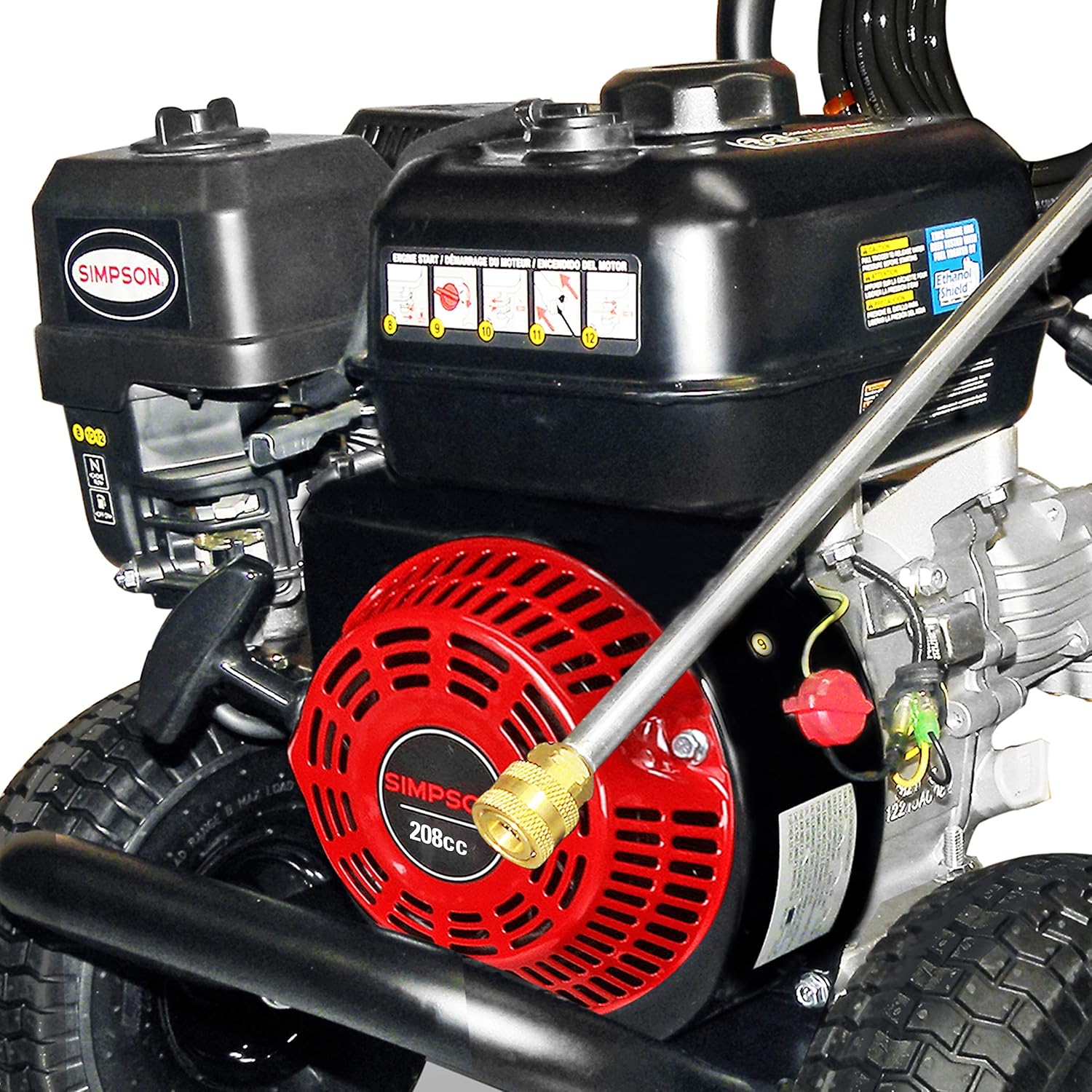 Simpson Cleaning CM61083 3400 PSI at 2.5 GPM Clean Machine Cold Water Residential Gas Pressure Washer, Natural: Garden & Outdoor