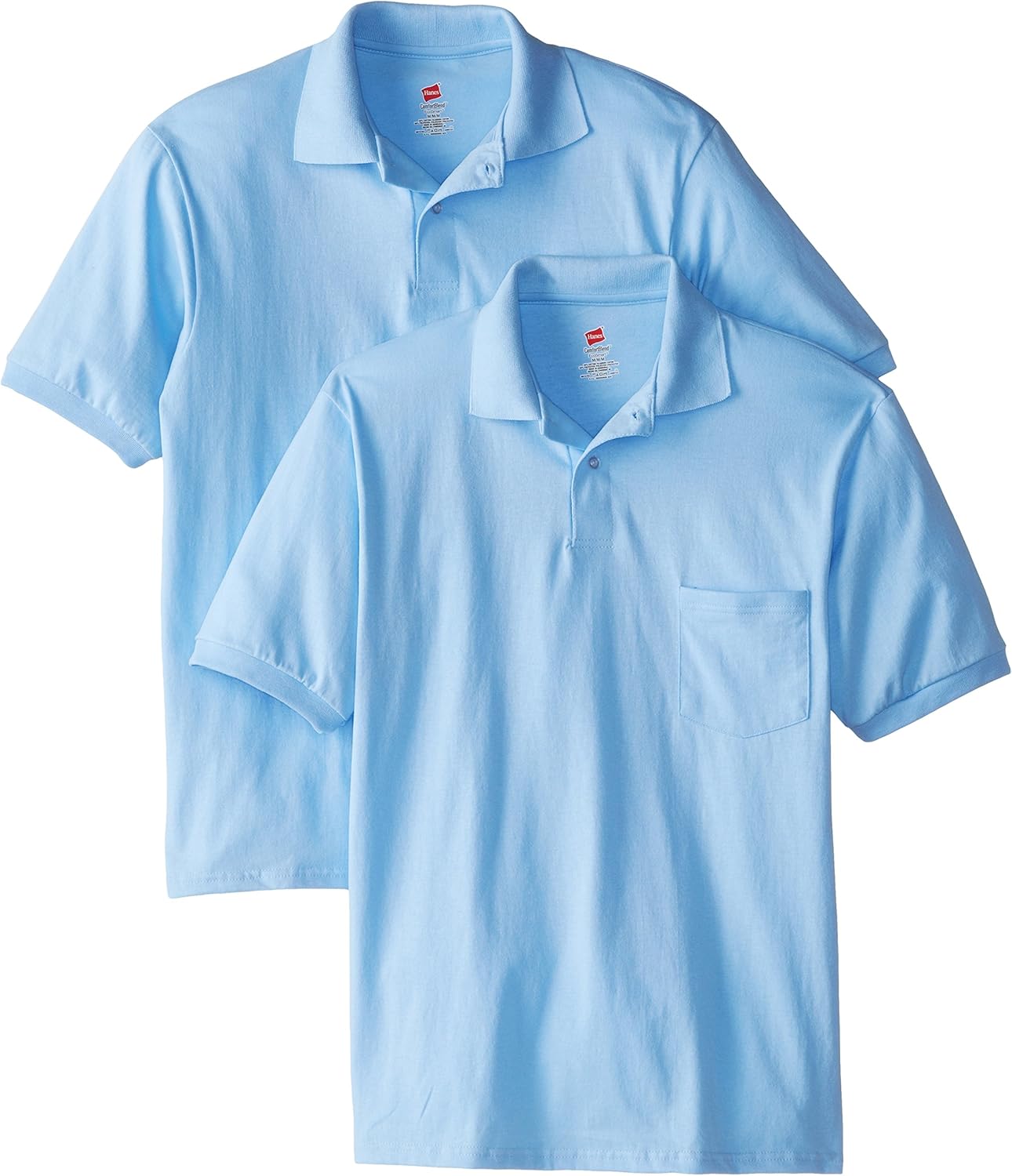 Hanes Men's Short Sleeve Jersey Pocket Polo (Pack of 2) Amazon.ca