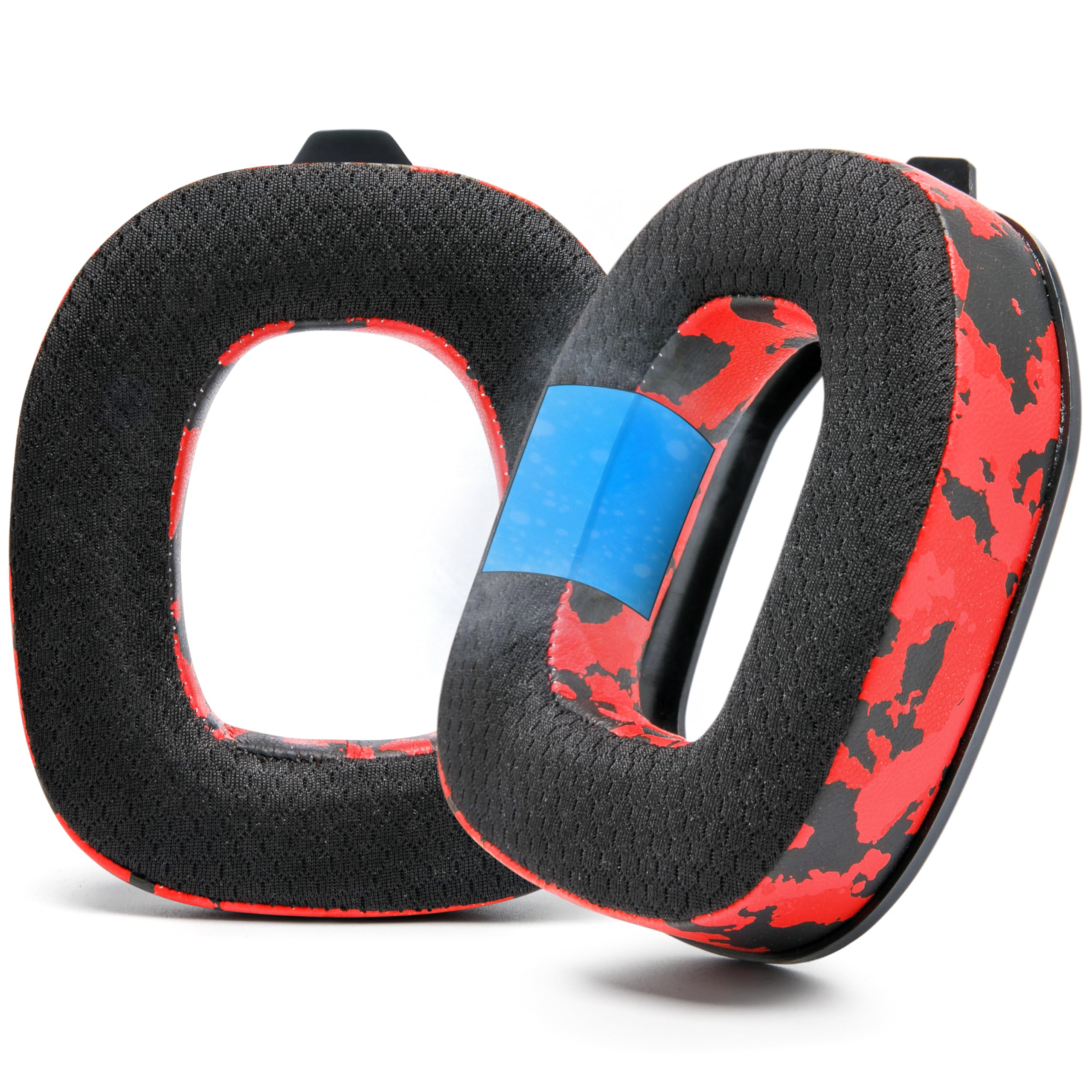 WC Freeze A50 - Cooling Gel Replacement Earpads for Astro A50 Gen 4, Gen 5 and A50X Only, Made by Wicked Cushions, Improved Durability, Thickness and Sound Isolation | Red Camo