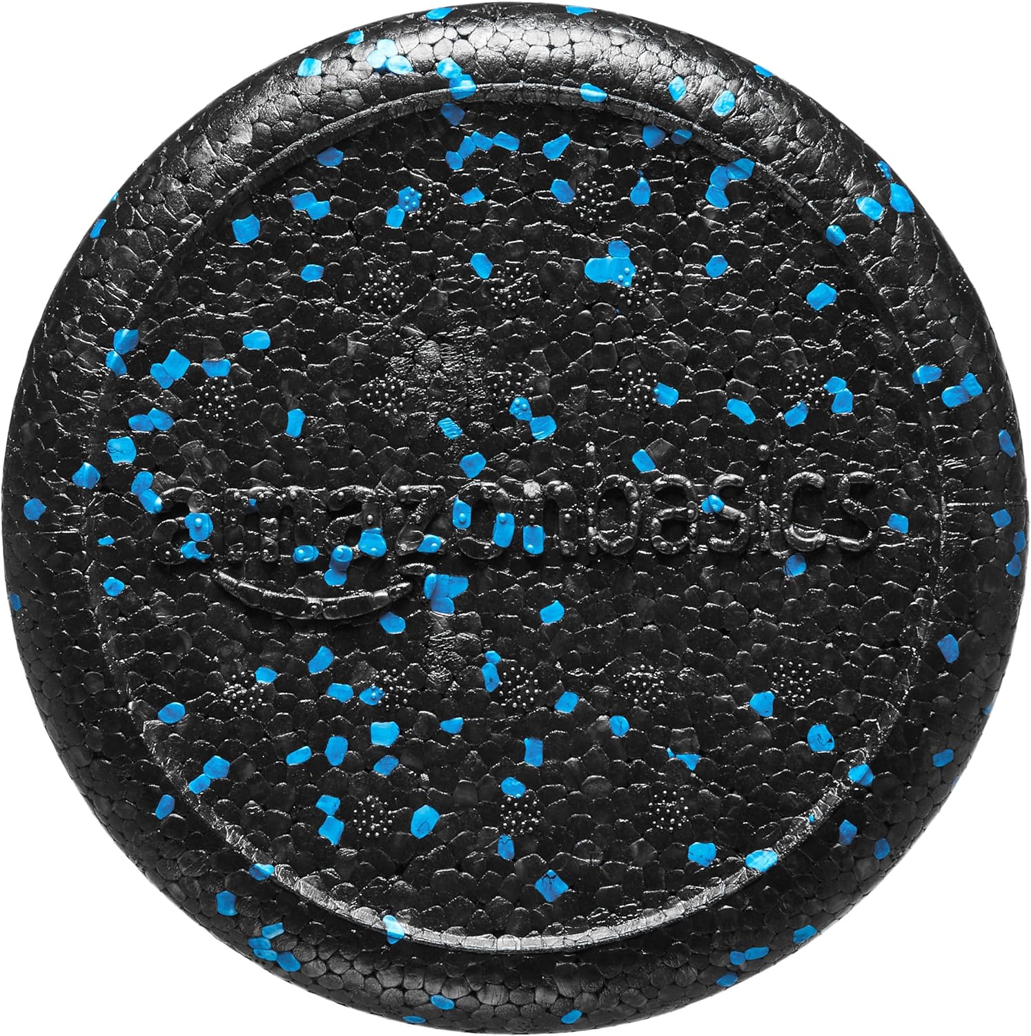 Basics High-Density Round Foam Roller, 36 Inches, Blue Speckled : Sports & Outdoors