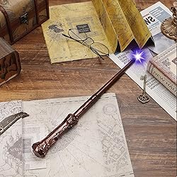 EZVYAO Light Up Magic Wand with Sound Wizard Witch