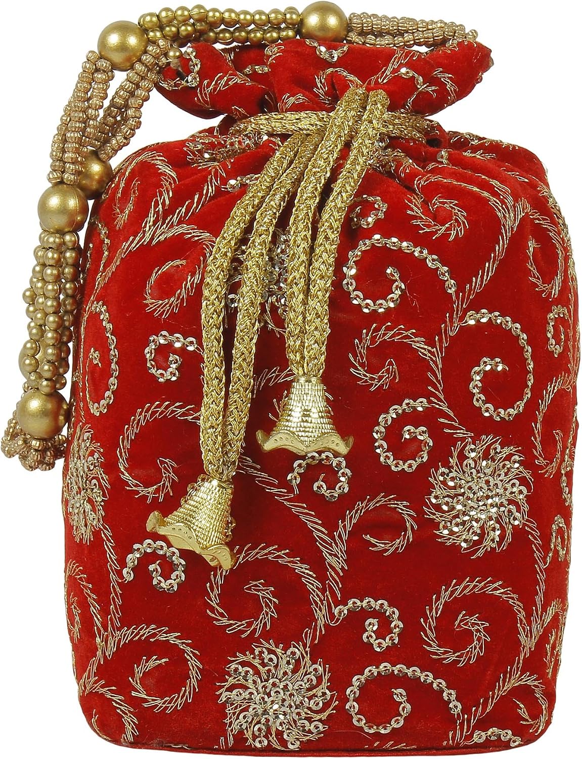 maroon potli