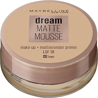 Maybelline Jade Dream Matte Mousse Foundation 30 Sand 40 Fawn Normal Oily Skin