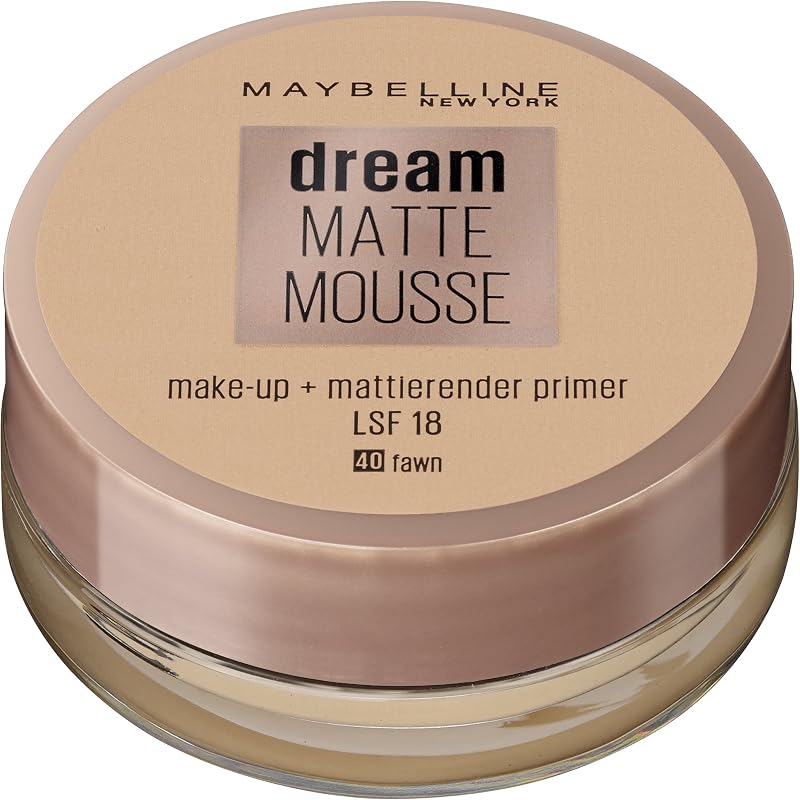 Maybelline Jade Dream Matte Mousse Foundation 30 Sand 40 Fawn Normal Oily Skin