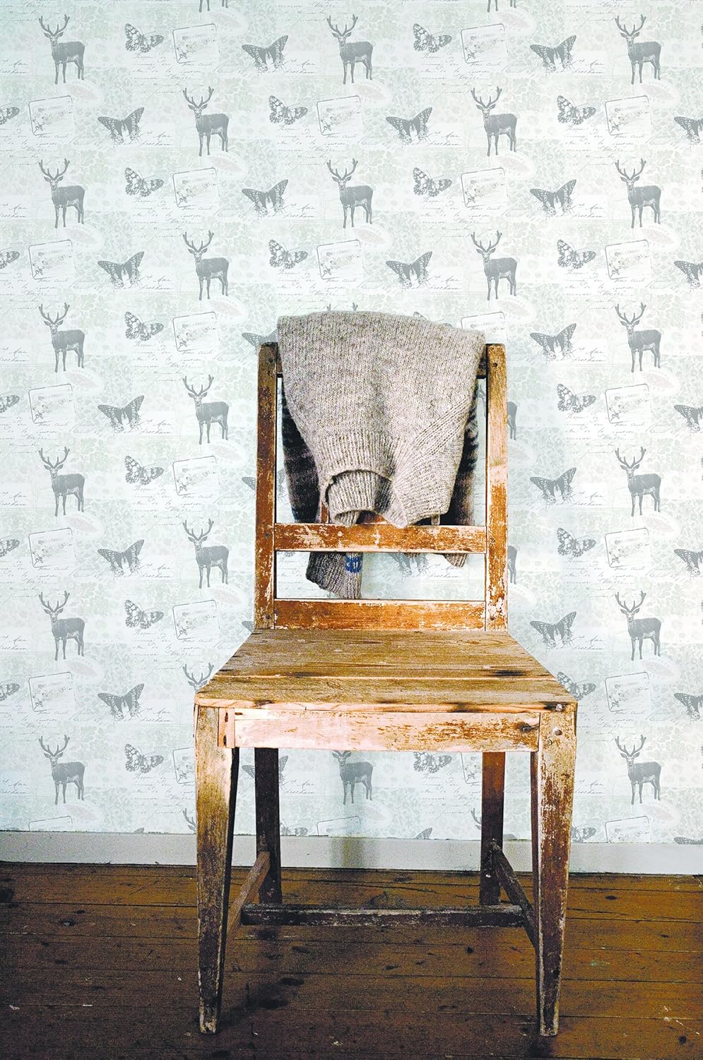 Galerie G56298 Nordic Elements Vintage Wildlife Wallpaper, Greige, 10m x 53cm - Image 5