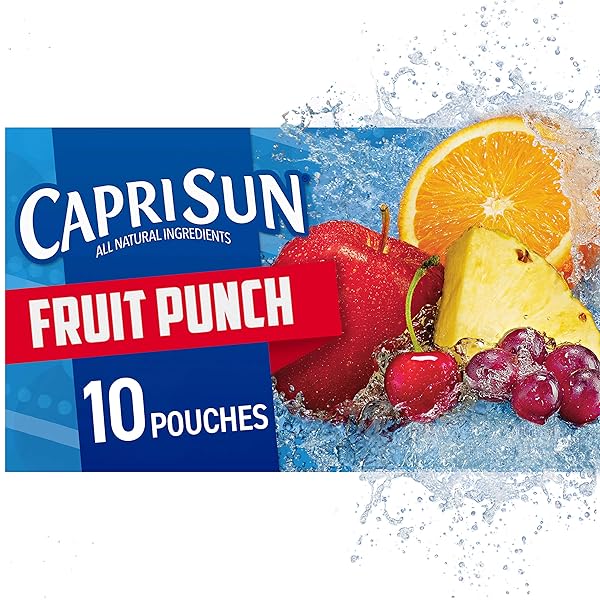 CAPRI SUN FRUIT PUNCH – 10PK/6 FL OZ POUCHES