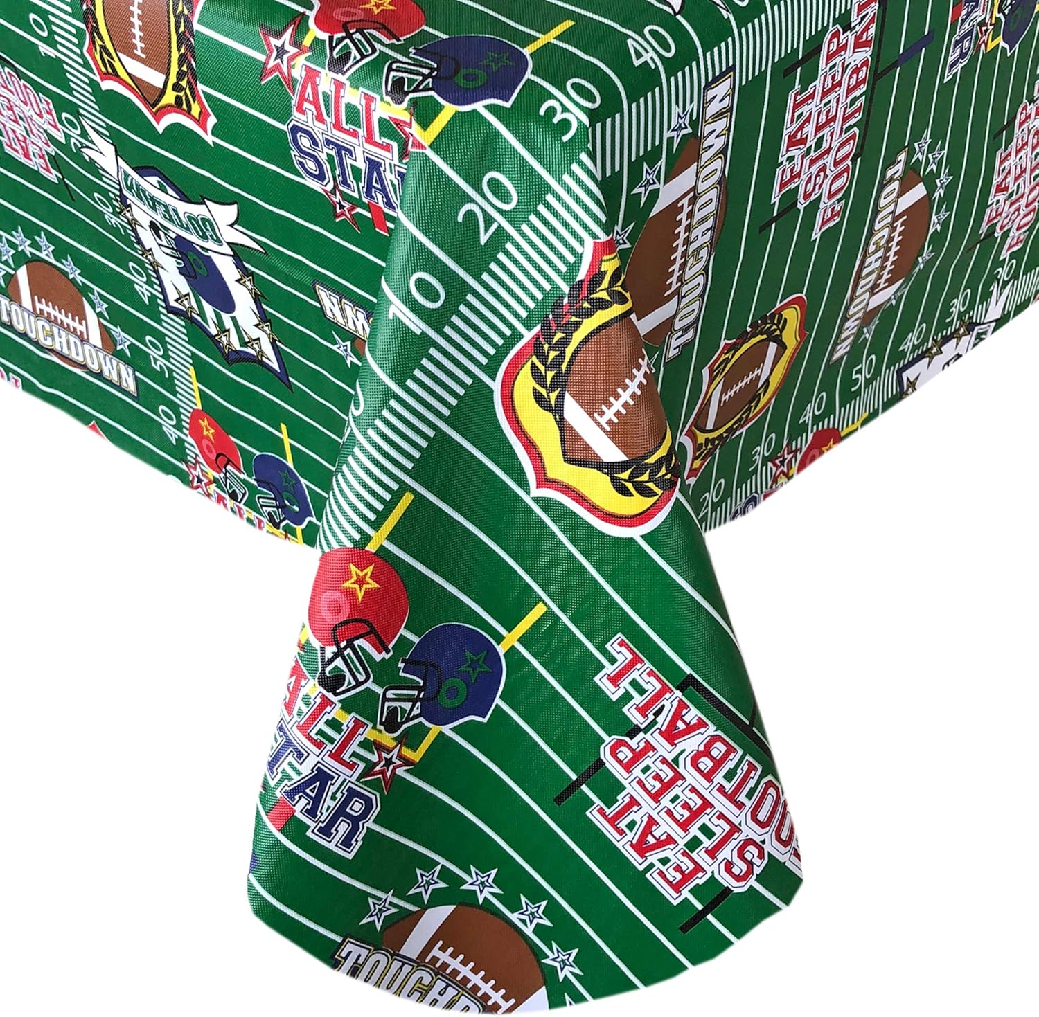 Newbridge All Stars Football Theme Vinyl Flannel Backed