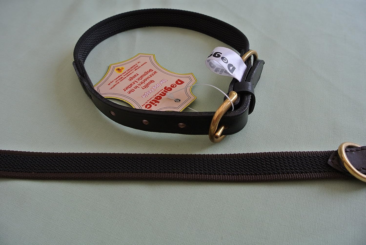 DOGMATIC GRIPPER COLLAR SMALL BROWN Amazon.co.uk Pet Supplies