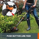 WORX WG163E.9 20V Cordless Grass Trimmer 30cm Tool Only No Battery view 5