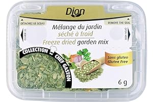 Dion Freeze Dried Garden Mix (6g) – Parsley, Oregano, Shallots & Garlic – Gluten-Free, MSG-Free – Rich Flavour Herb & Vegetab