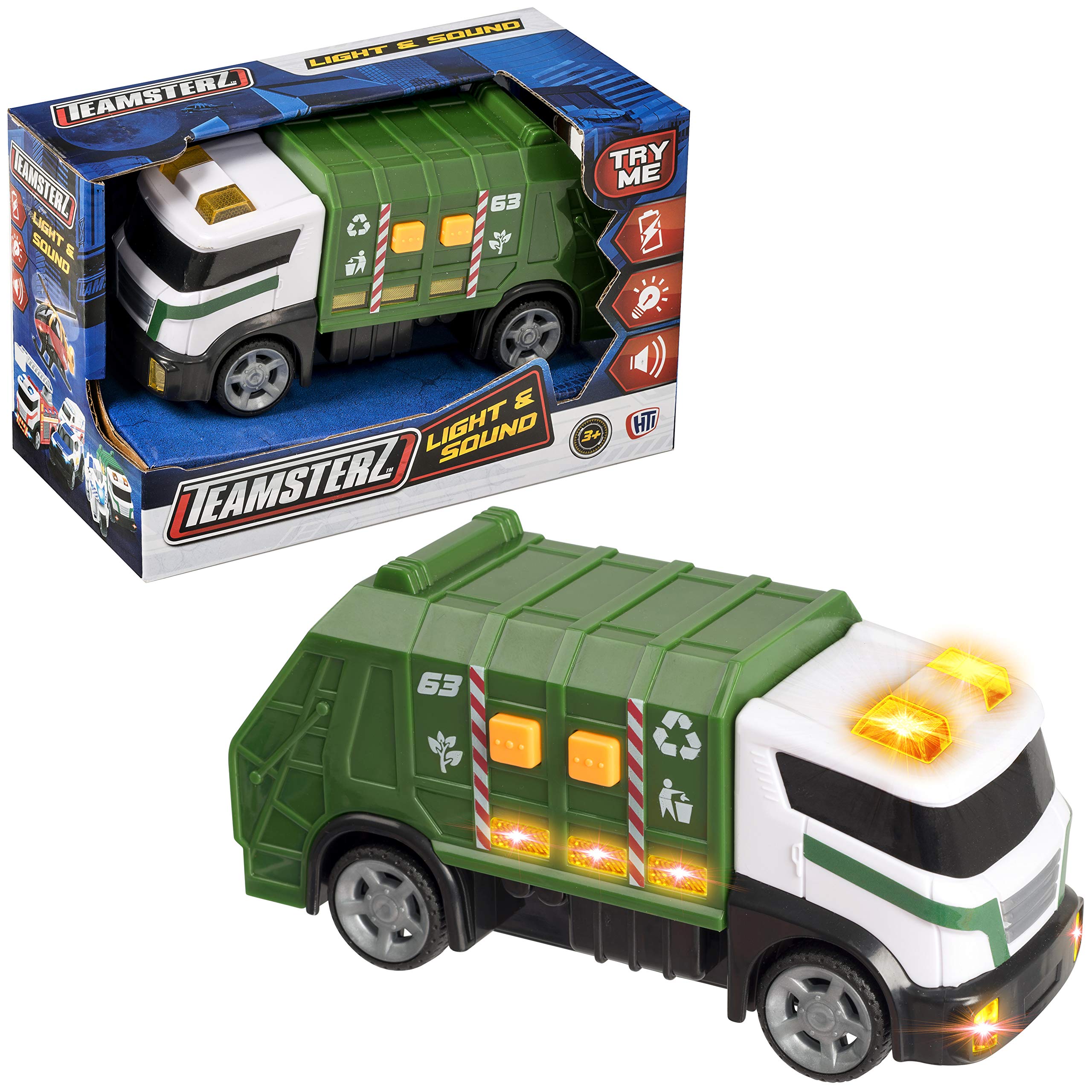 CYPBRANDS Teamsterz 1416561 Small Light and Sounds Garbage Truck