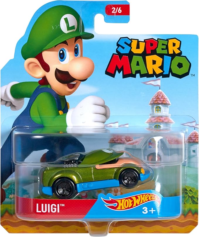 hot wheels luigi car