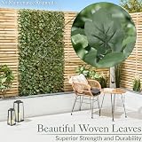 CHRISTOW Expanding Artificial Ivy Leaf Trellis 1m x 2m Garden Screen view 3