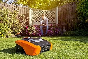 Die erste Einrichtung des Yard Force Amiro 400 Mähroboters