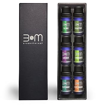 Aromatherapy Top 6 100 Pure Therapeutic Grade Basic Sampler Essential Oil Gift Set 610 Ml