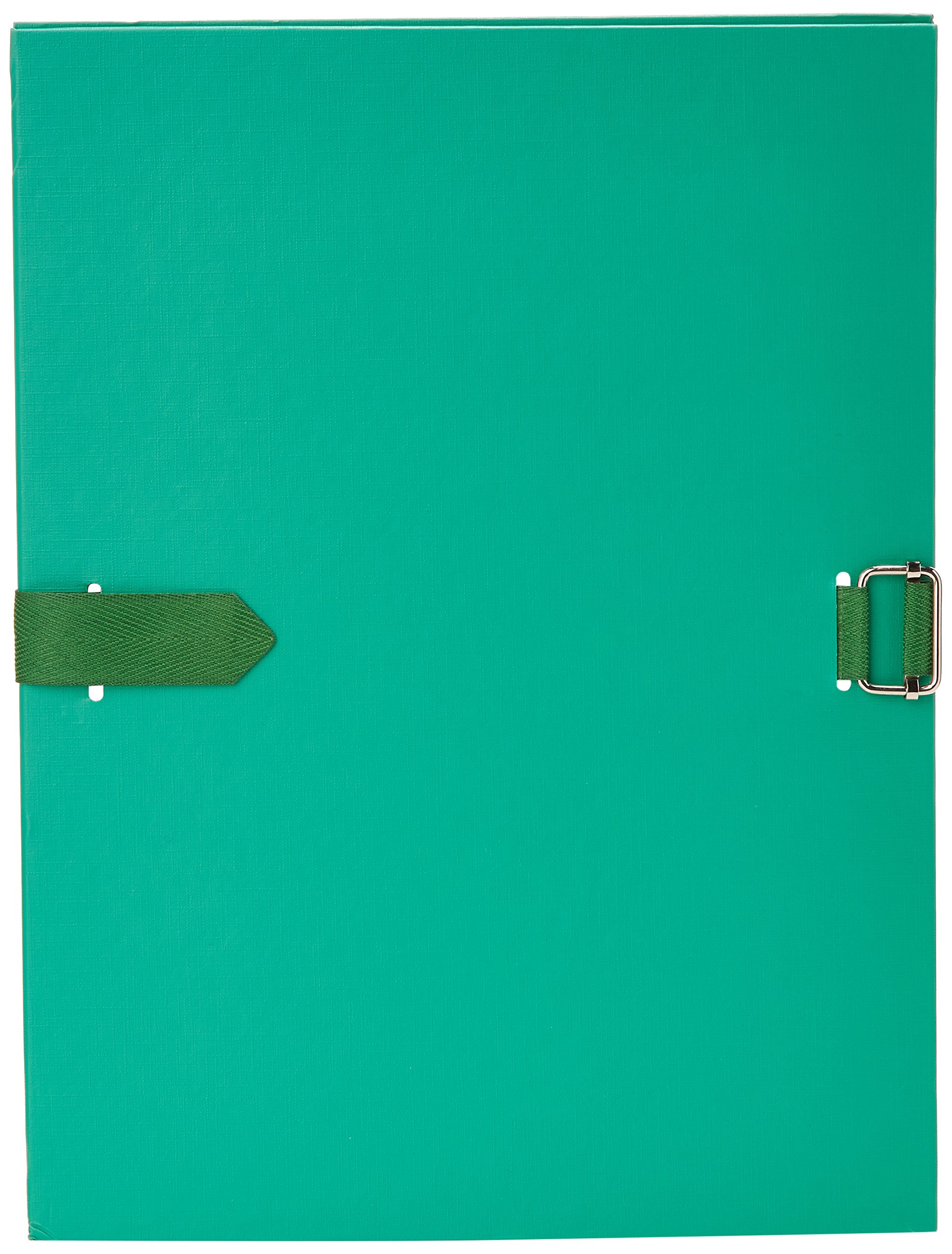 Exacompta - Ref 30103H - PP Expanding Folder - 240 x 320mm in Size, Suitable for A4 Documents, Coloured Adjustable Loop Slide Closure, Protects Documents - Green