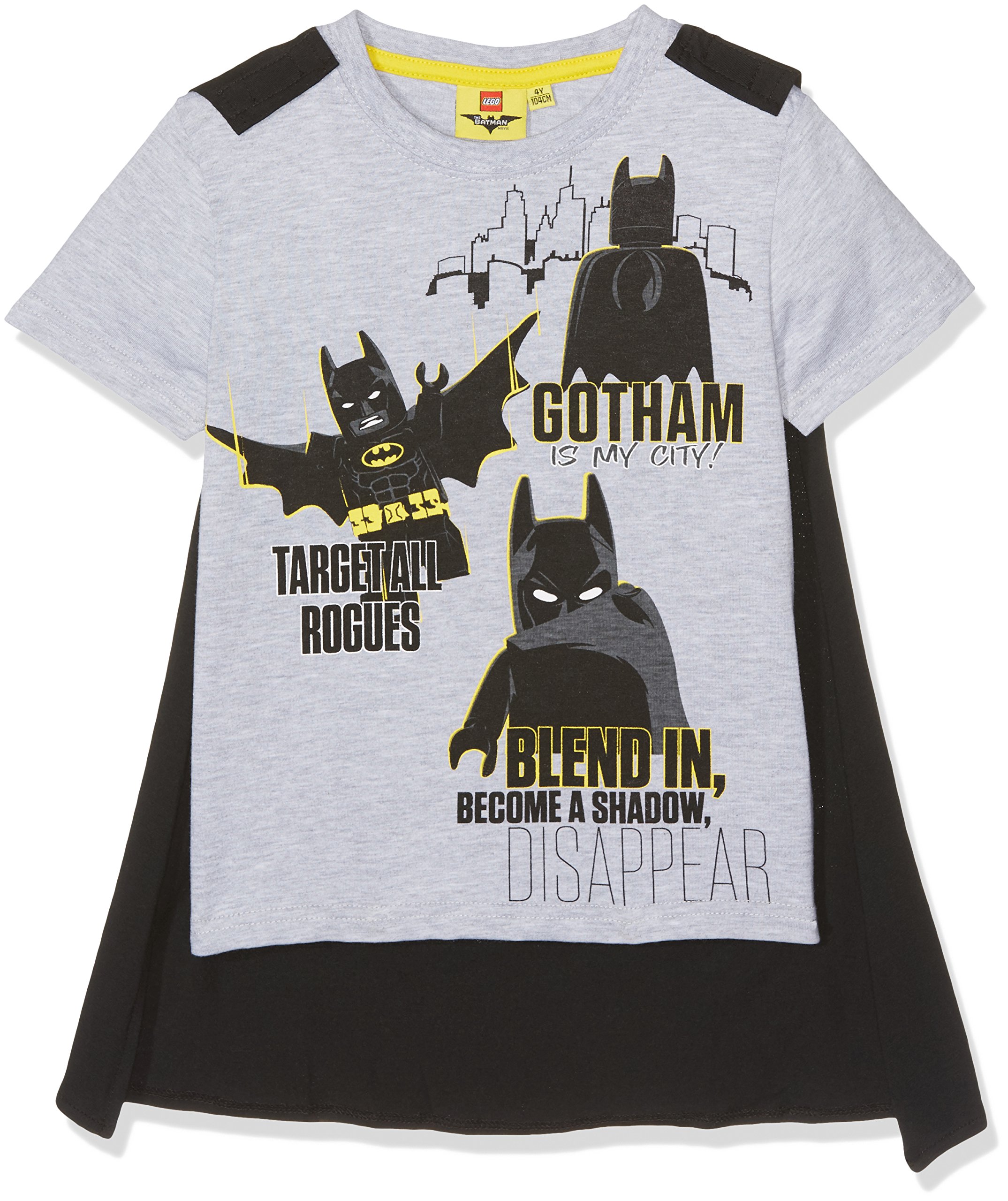 LEGO BATMAN Boy's 79458 T-Shirt, (Jaune), 10 Years