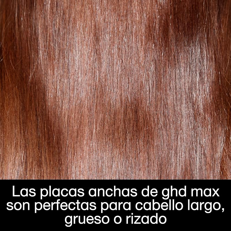 Max - Plancha de Pelo Profesional de Placas Anchas, Más Brillo.