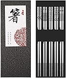 Metal Chopsticks Reusable 18/8 Stainless Steel
