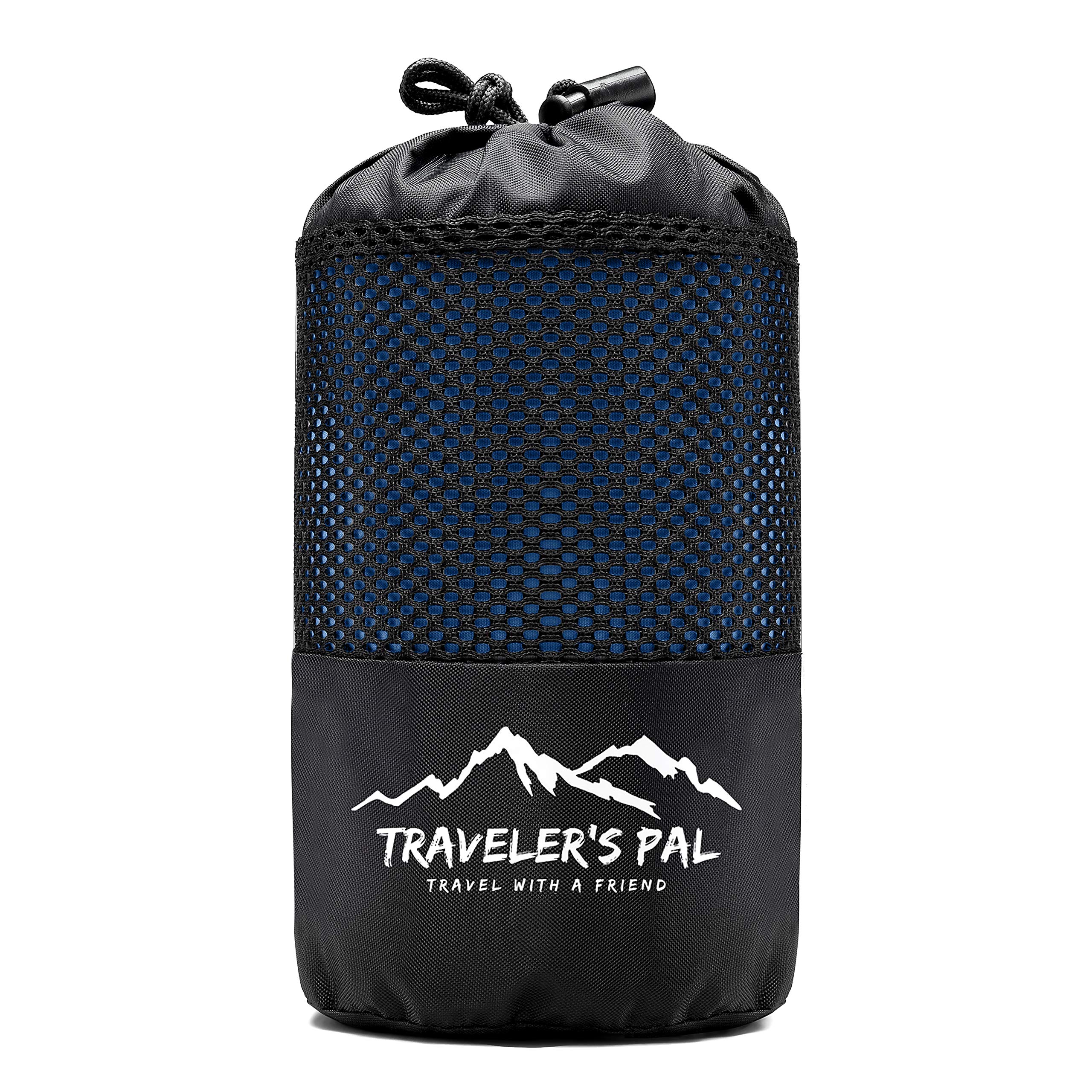 Traveler's Pal Hüttenschlafsack aus 100% Duraweave - Reiseschlafsack - Leichter und dünner Inlett Sommerschlafsack (Indigoblau)