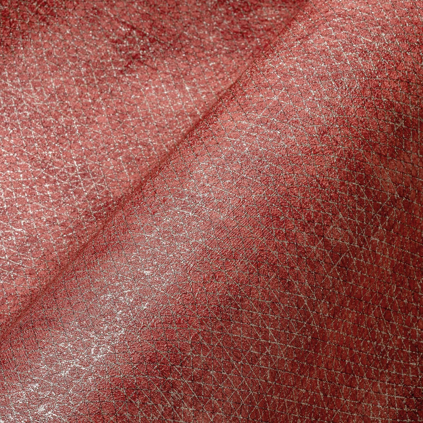 A.S. Création The BOS 388268 Non-Woven Wallpaper Metallic 10.05 m x 0.53 m Made in Germany Red Gold