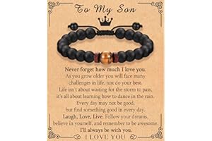 ACOGVN Gifts for Husband Brother Boyfriend Uncle Son Nephew Grandson Fiance Stepdad New Dad First Time Dad To Be Bracelet Gifts, Graduation Fathers Day Birthday Christmas Anniversary Valentines Day Gifts for Him Teen Boy Men