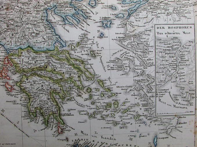 Amazon Com Turkey Europe Greece Greek Islands Constantinople