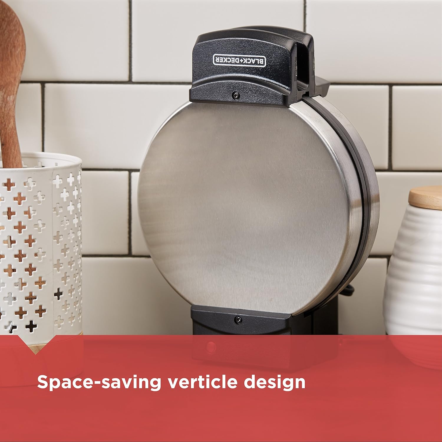 BLACK+DECKER Belgian Waffle Maker, Stainless Steel, WMB500: Electric Waffle Irons: Kitchen & Dining