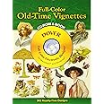 Full-Color Old-Time Vignettes CD-ROM and Book (Dover Electronic Clip Art)