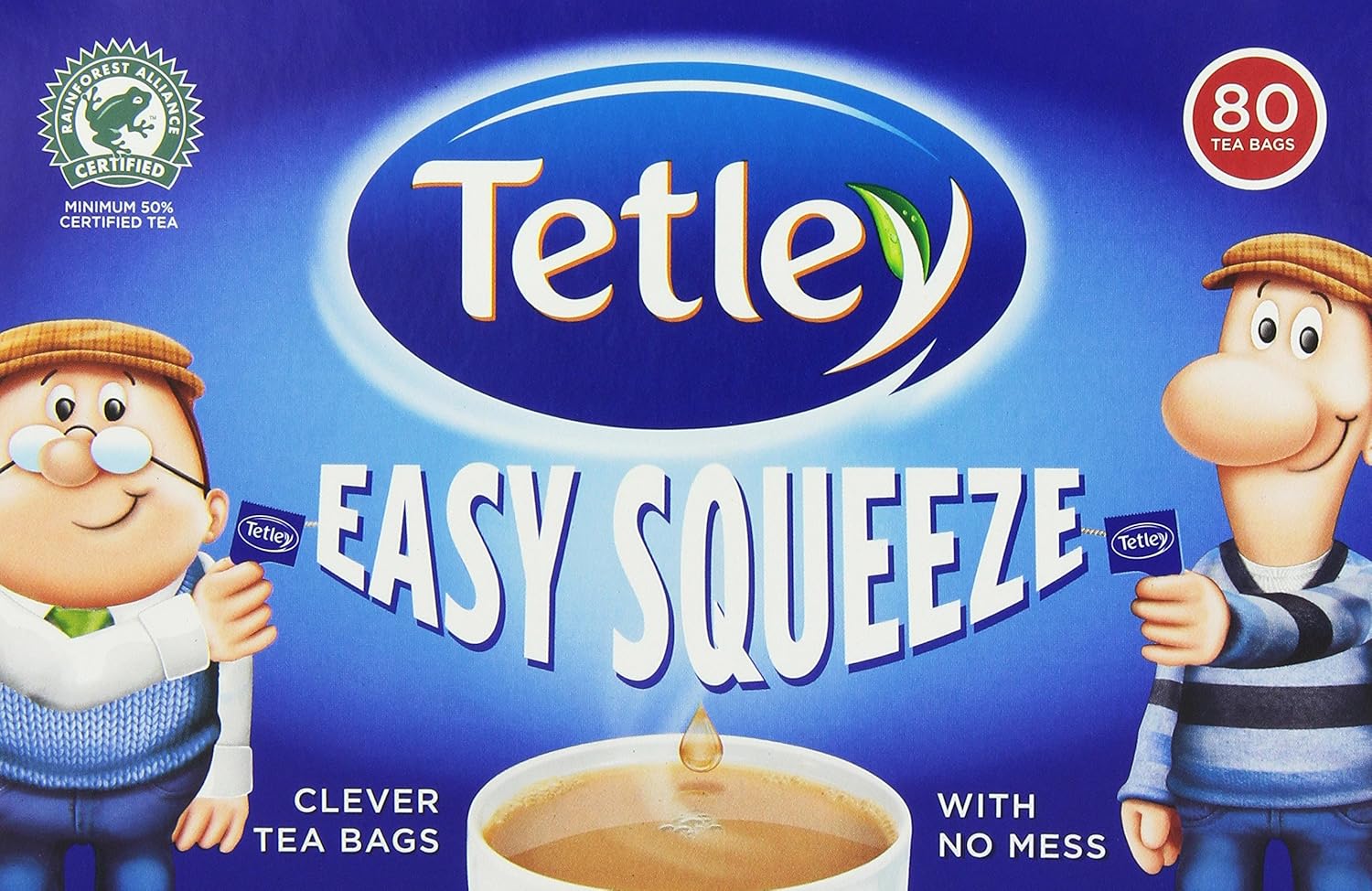 Tetley Drawstring 80 Teabags (Pack of 6) Amazon.co.uk Grocery