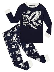 Family Feeling Unicorn Little Girls Glow in The