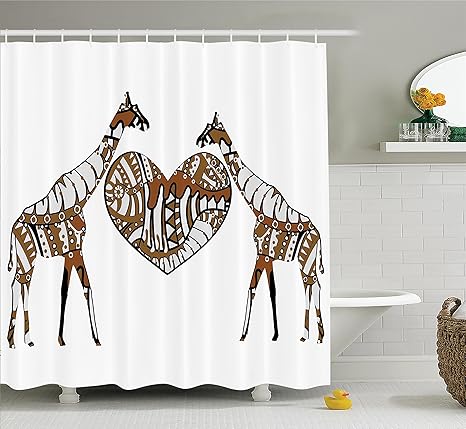 Amazon Com Ambesonne African Decorations Shower Curtain Set Soul