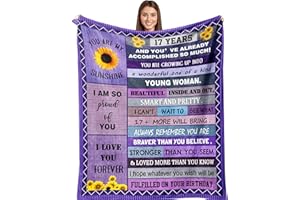 Henazin 17 Year Old Girl Gift Ideas, Gifts for 17 Year Old Girl, 17th Birthday Blanket 50"X60", 17th Birthday Decorations for Girls, Birthday Gifts for 17 Year Old Girls