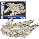 Spin Master Games 4D Build Star Wars Millennium Falcon 3D Model Kit, Star Wars Gifts, Star Wars Toys Desk Decor for Star Wars