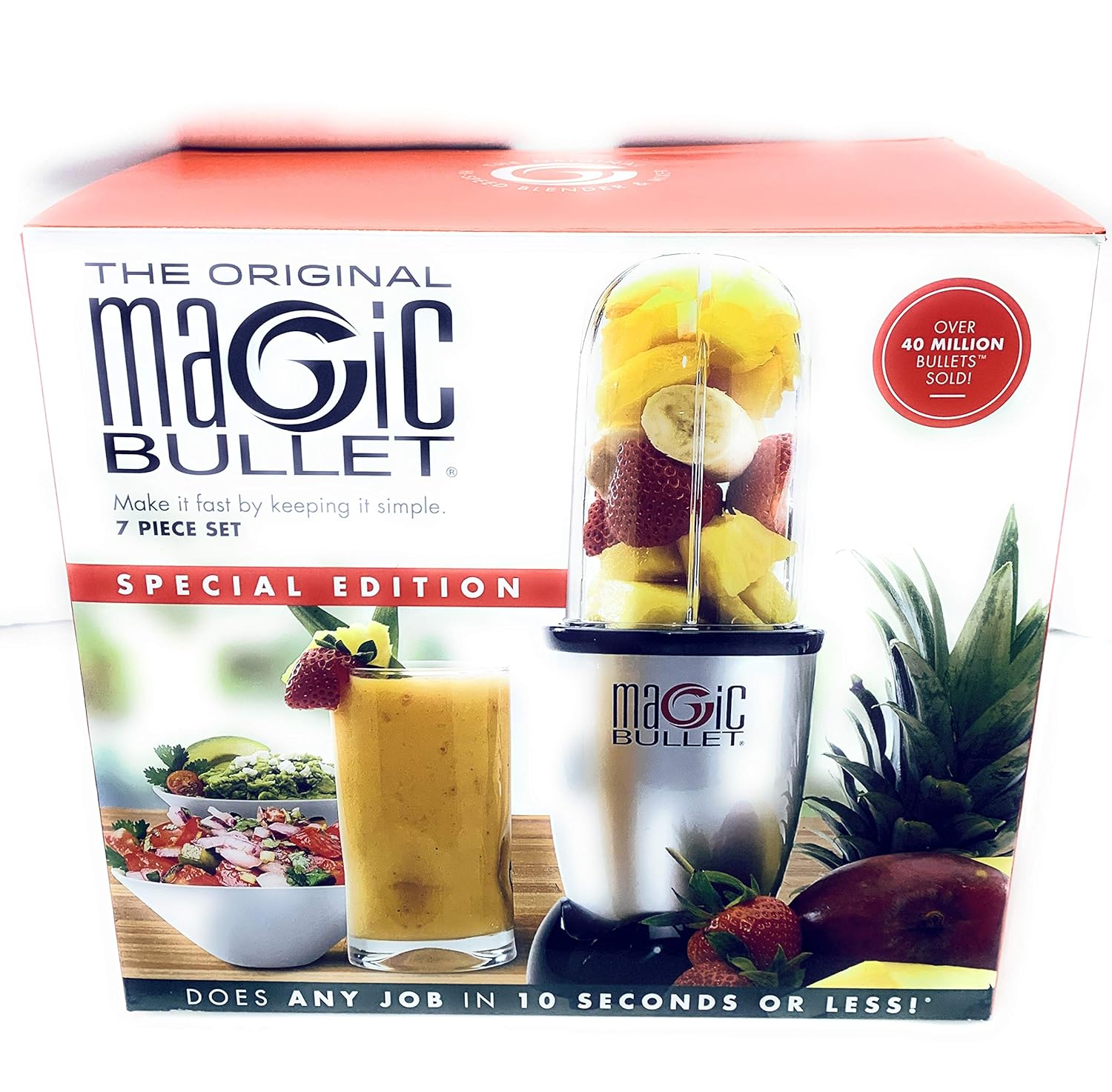 The Original Magic Bullet Special Edition 7Piece Set Blender Amazon