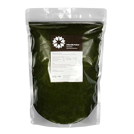 algova Chlorella Pulver Futter-Zusatz Pferd Hund Katze Garnelen