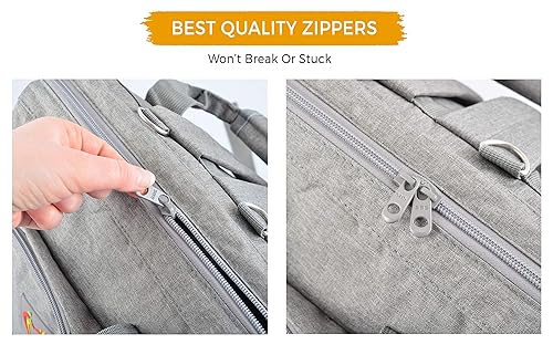 LoveLi-Bi Diaper Bag Backpack: Large Diaper Bags for Baby Girls