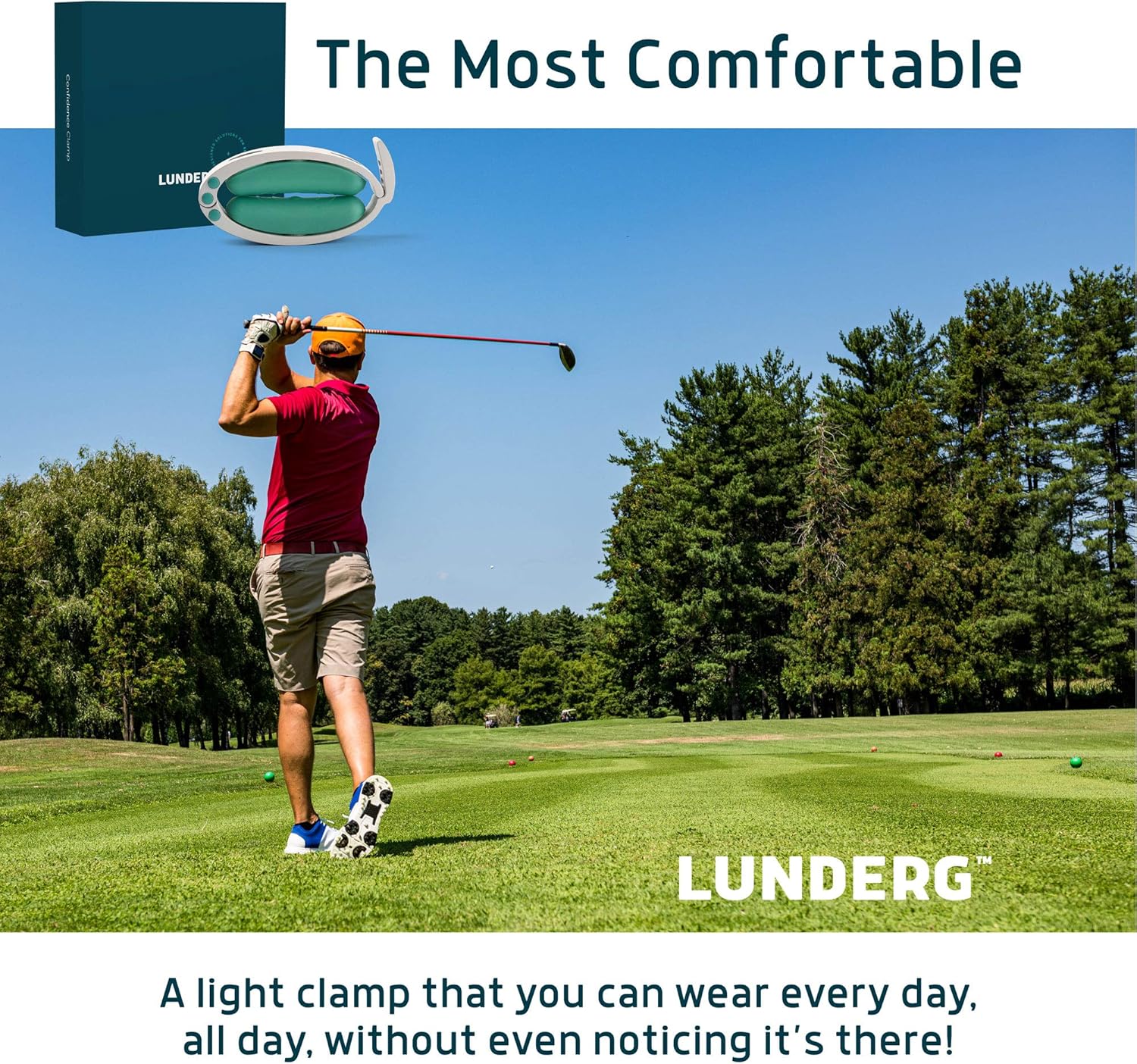 Confidence Clamp by Lunderg - Comfortable Urinary Incontinence Clamp with 3 Adjustable Sizes & Travel Bag - Recommended by Doctors & Money Back Guarantee: Health & Personal Care