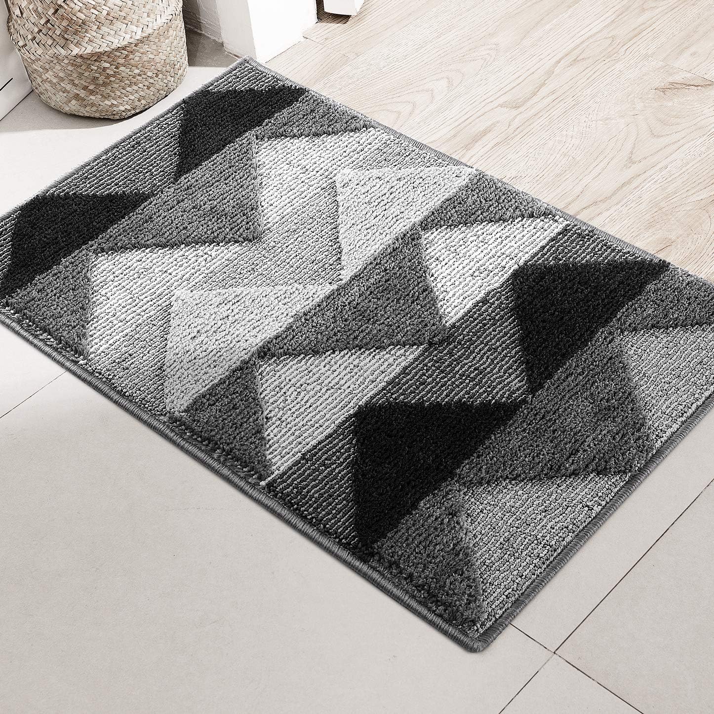 Hicorfe Indoor Doormat, Front Back Door Mat Rubber Backing Non Slip Door Mats