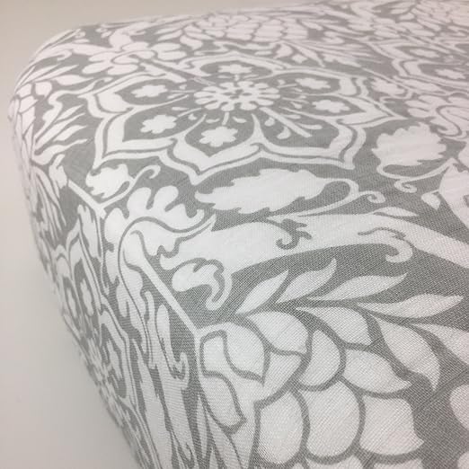 dark grey crib sheet