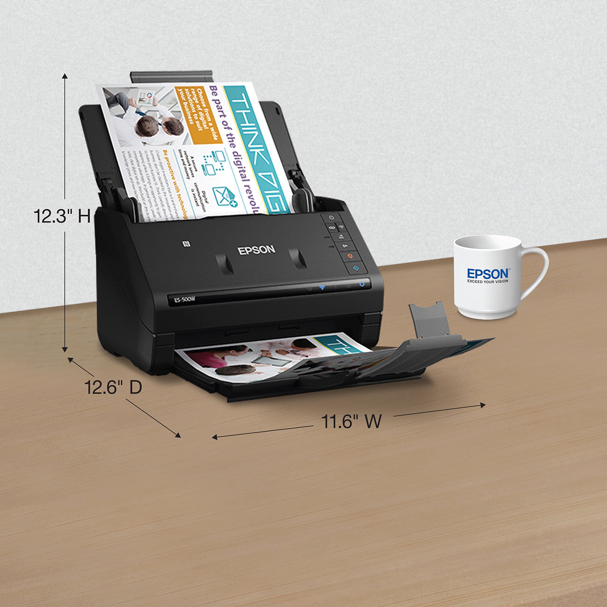 Galleon Epson WorkForce ES500W Wireless Color Duplex Document