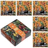 U Organic Dark Chocolate Bars Coffee - 10 X 1.58 Ounce - 600mg Cocoa Natural Flavanols-78% - Vegan - Paleo - Keto - Allergen 