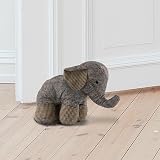 The Magic Toy Shop Weighted Elephant Door Stop Novelty Fabric Floor Stopper 1kg view 6
