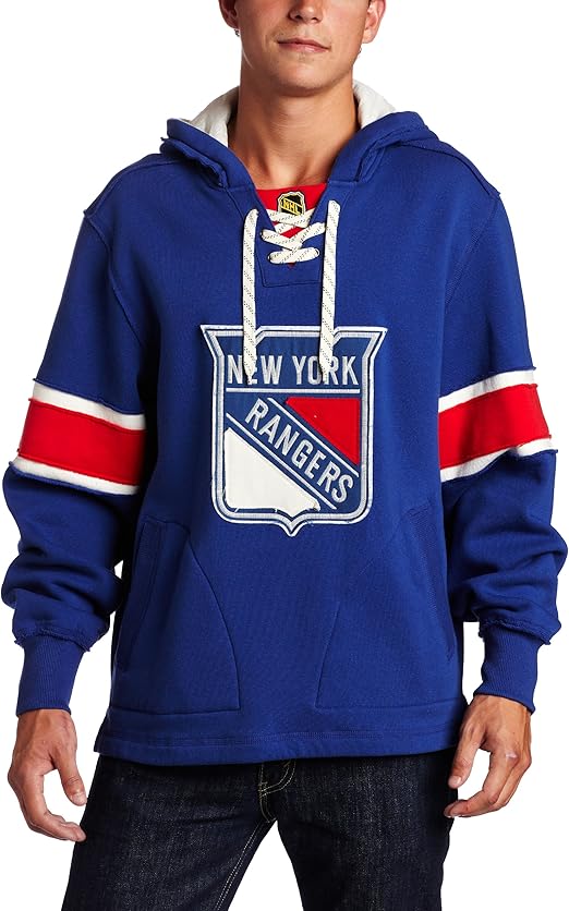 NHL New York Rangers Classics Pullover Hood Men's: Amazon.co.uk: Clothing