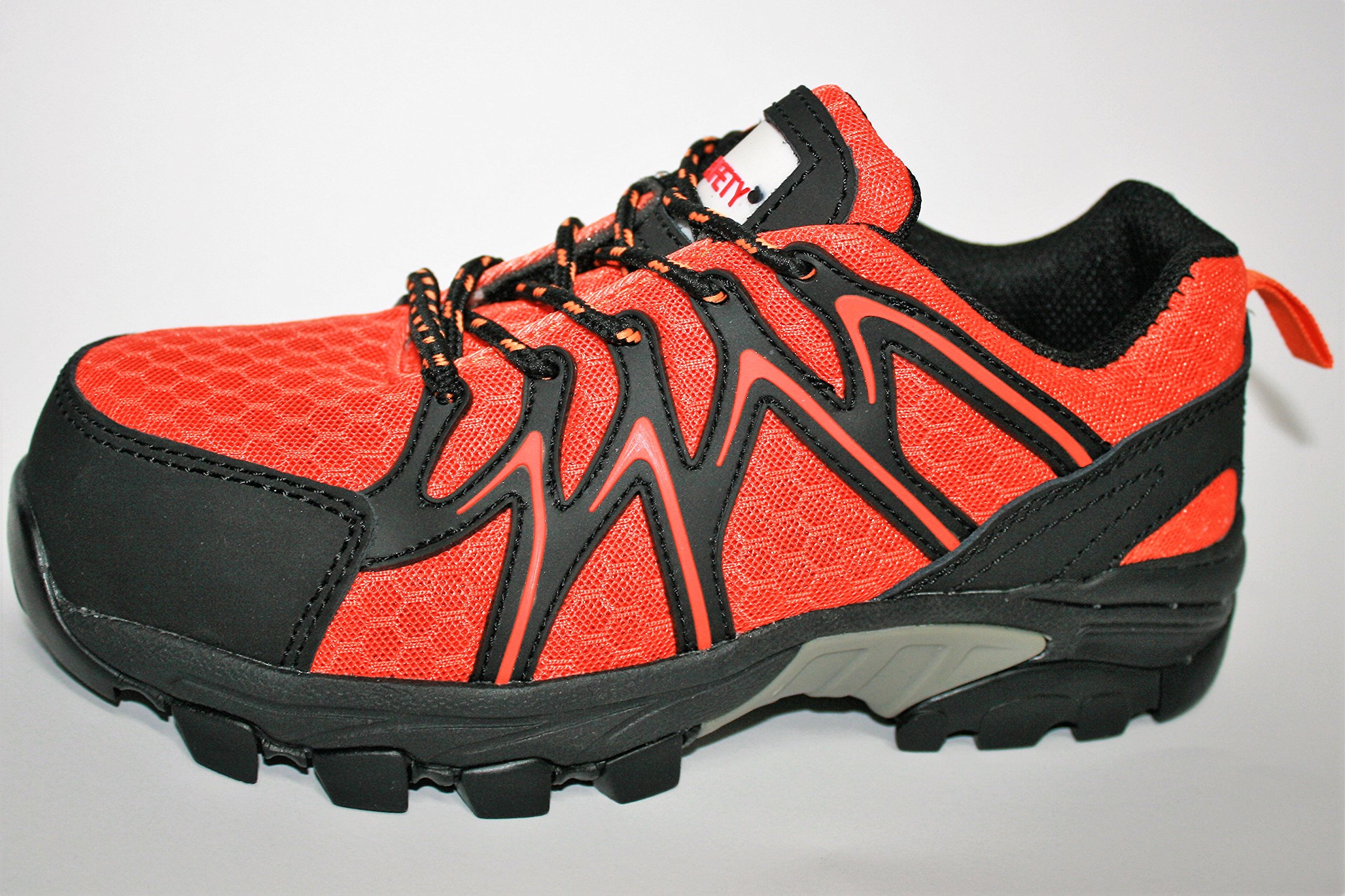neosafety 68125 Toe In Composite, Palmilla in Aramid Fibre, Cushioned Heel anti-estático Sola anti-perforante, Orange/Black