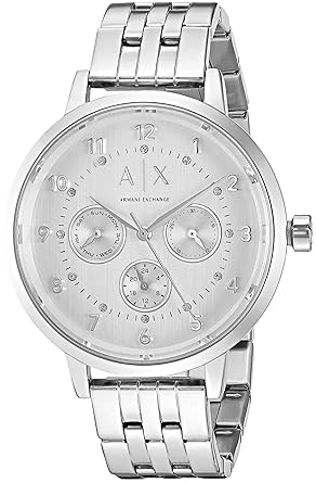Chronograph Silver Dial Womens Watch