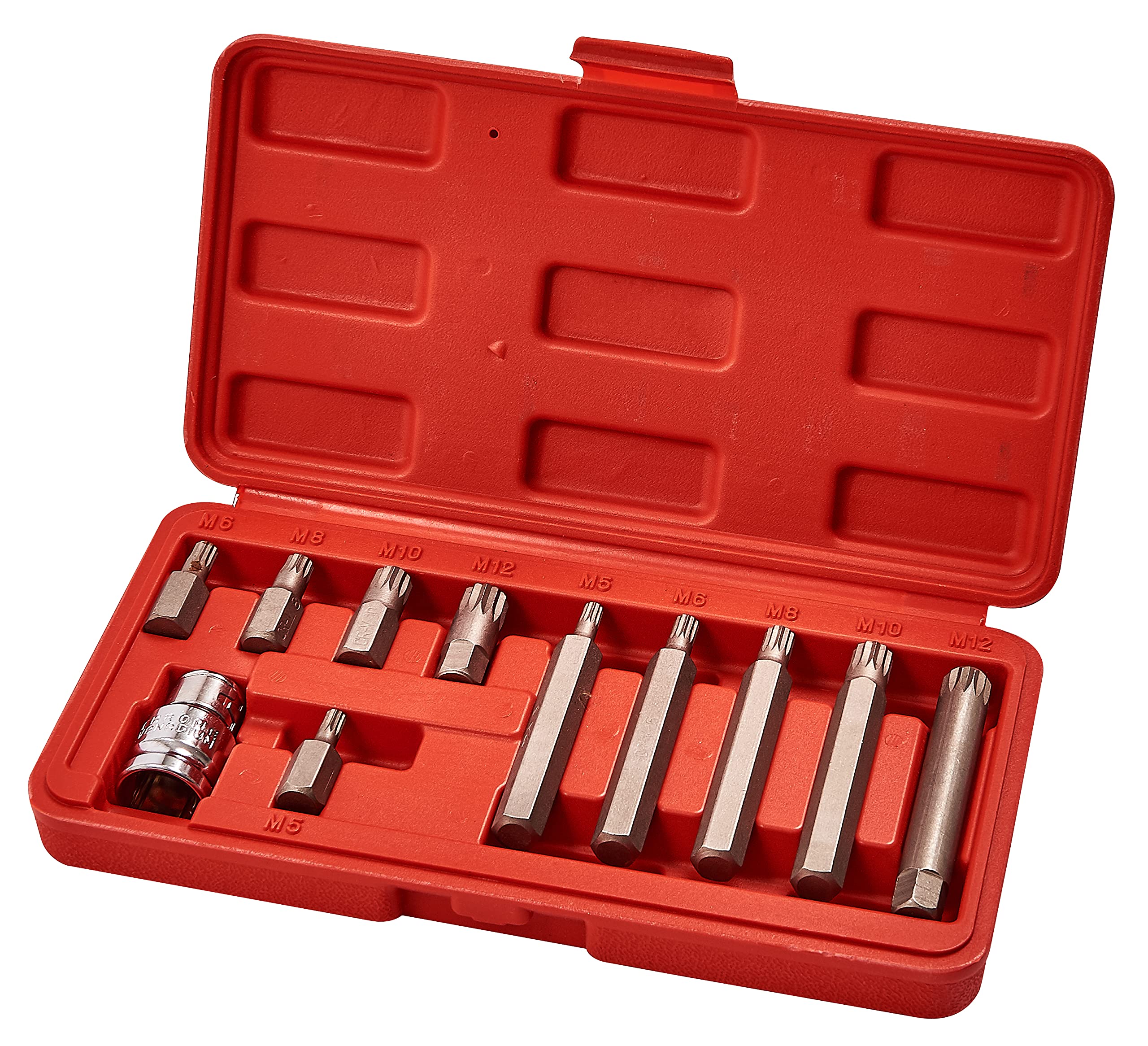 Amtech I8450 11 Piece Spline bit and Socket Set
