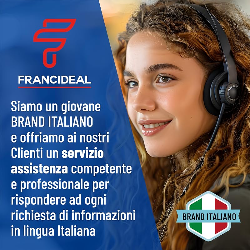 FRANCIDEAL - Cavalletto per Smartphone con Gambe a Polipo, Testa 360°, Compatto e Leggero