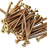 ForgeFix Multi-Purpose Single Thread Screws 6.0 x 75mm Zinc Yellow Passivated view 2