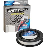 SpiderWire Ultracast Braid Vanish Fluorocarbon Dual Spool, 30lb Translucent Braid with 50lb Clear Fluoro Leader, 164yd | 150m
